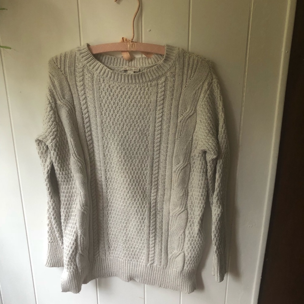 Cream sweater